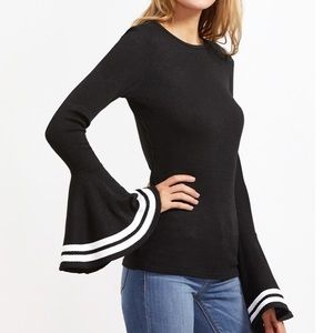 Bell sleeve top
